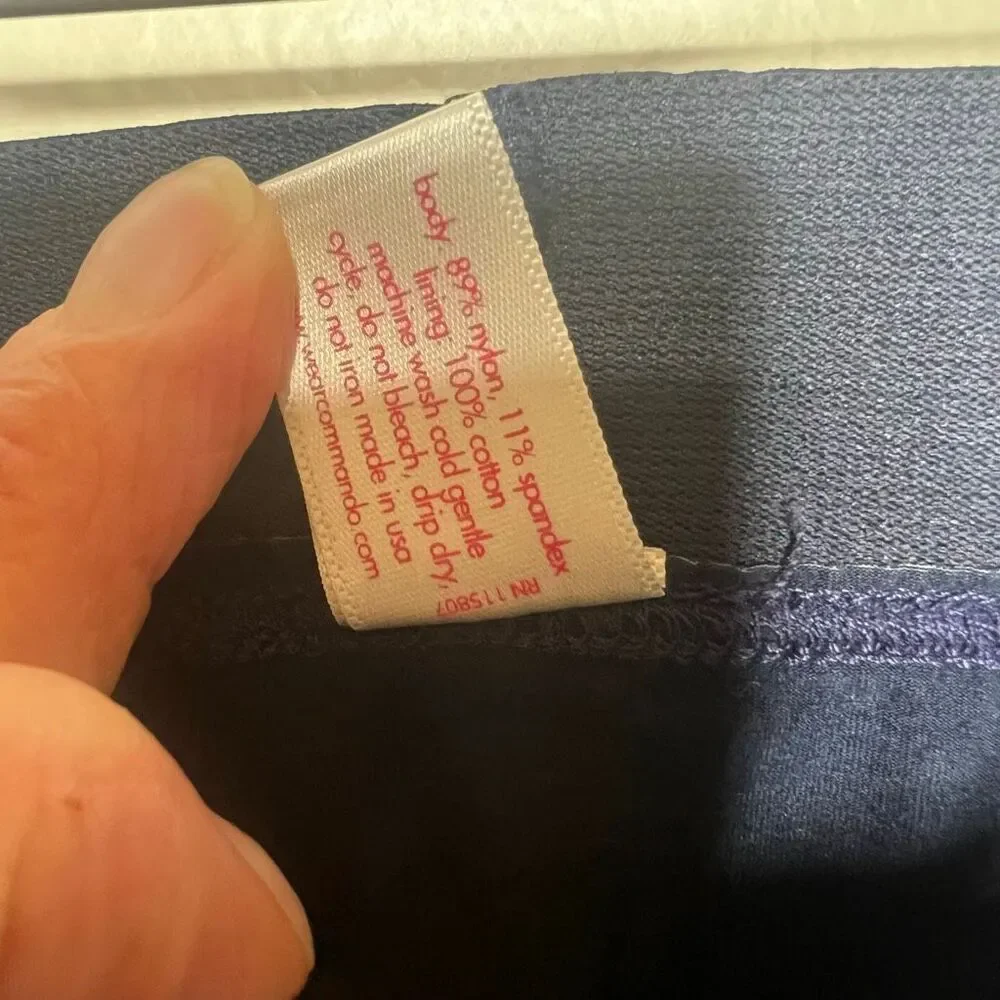 Commando Navy Blue Underwear Sz M - Picture 3 of 6